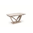 BENJAMIN extension table, beige / cashmere BENJAMIN extension table, beige / cashmere