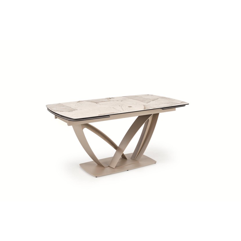 BENJAMIN extension table, beige / cashmere BENJAMIN extension table, beige / cashmere