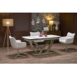 BENJAMIN extension table, beige / cashmere BENJAMIN extension table, beige / cashmere