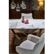 BENJAMIN extension table, beige / cashmere BENJAMIN extension table, beige / cashmere