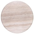 ABBOT round table, light travertine