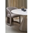 ABBOT round table, light travertine