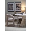 ABBOT round table, light travertine