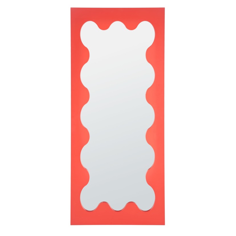 SOLETTO wall mirror, coral