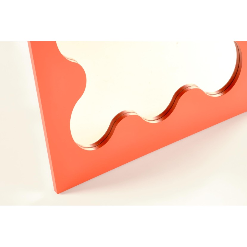 SOLETTO wall mirror, coral