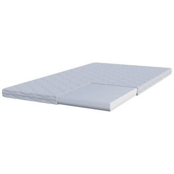 LARGO topper for bed 160, white LARGO topper for bed 160, white