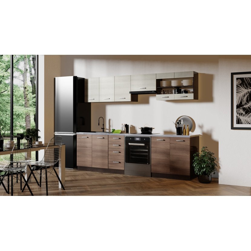 Virtuvės baldų komplektas AMANDA 2 260 Virtuvės baldų komplektas AMANDA 2 260